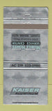 Matchbook Cover - Kaiser Aluminum Elkhart IN 30 Strike