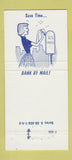 Matchbook Cover - Wakeman Bank Company OH 30 Strike