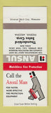 Matchbook Cover - Ansul Fire Fighting Equipment Phoenix AZ 30 Strike