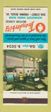 Matchbook Cover - Thunderbird Motor Lodge Virginia Beach VA 30 Strike