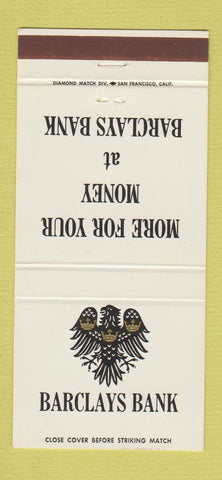 Matchbook Cover - Barclays Bank 30 Strike
