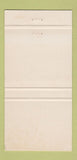 Matchbook Cover - Hotel Lincoln NE Capital Hotel 30 Strike