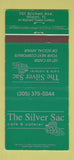 Matchbook Cover - Silver Sac Cafe Catering Miami FL 30 Strike