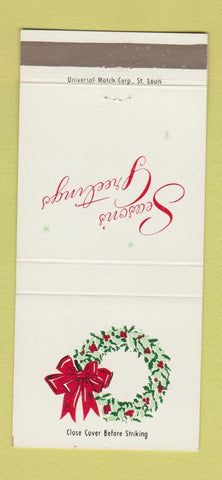 Matchbook Cover - Zim's Hamburgers San Francisco CA Marin Christmas 30 Strike