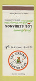 Matchbook Cover - Los Serranos Country Club Chino CA 30 Strike