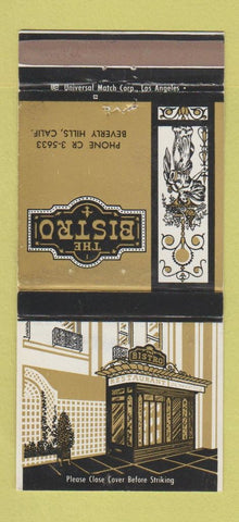 Matchbook Cover - The Bistro Beverly Hills CA 30 Strike