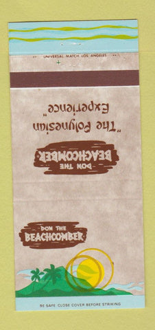 Matchbook Cover - Don the Beachcomber CHAIN 30 Strike