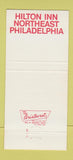 Matchbook Cover - Oliver's Hilton Inn Philadelphia PA 30 Strike