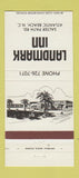 Matchbook Cover - Landmark Inn Atlantic Beach NC 30 Strike