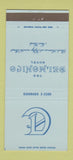 Matchbook Cover - Delmonico Hotel New York City 30 Strike