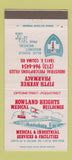 Matchbook Cover - Rowland Heights Medical Buildings CA 30 Strike