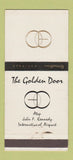 Matchbook Cover - The Golden Door JFK Airport New York City 30 Strike