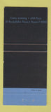 Matchbook Cover - Rainbow Grill Rockefeller Center New York City 30 Strike