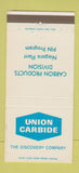 Matchbook Cover - Union Carbide Niagara Falls NY 30 Strike