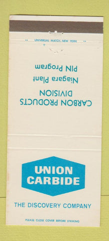 Matchbook Cover - Union Carbide Niagara Falls NY 30 Strike