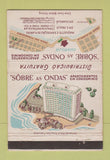 Matchbook Cover - Sobre as Ondas Hotel? Sao Paulo Brazil 40 Strike