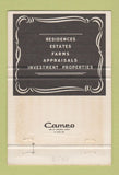Matchbook Cover - Snyder Kinney Bennet Real Estate Birmingham AL 40 Strike