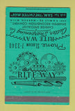 Matchbook Cover - Rite Way Cutter Sharpening Warren MI 40 Strike
