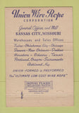 Matchbook Cover - Union Wire Rope LA Price Ashland KY low phone # 40 Strike
