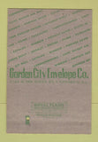 Matchbook Cover - Garden City Envelope Company Chicago IL 40 Strike