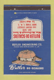 Matchbook Cover - Butler De Scalers New Orleans LA New York City 40 Strike