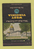 Matchbook Cover - West Virgina Tourism WV Mountain State 40 Strike