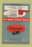 Matchbook Cover - Automatic Electric Trucks Fork Lift Cleveland OH 40 Strike