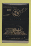 Matchbook Cover - Atlas Railroad Construction West Bentleyville PA 40 Strike