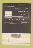 Matchbook Cover - Atlas Railroad Construction West Bentleyville PA 40 Strike
