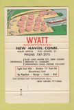Matchbook Cover - Wyatt Fuel Oil New Haven CT 40 Strike
