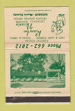 Matchbook Cover - Rancho Nicasio CA WEAR 40 Strike