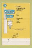 Matchbook Cover - Pan American Bank Brownsville TN Walter Rathjen 40 Strike