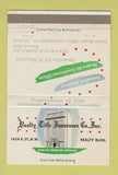 Matchbook Cover - Realty Title Insurance Washington DC 40 Strike
