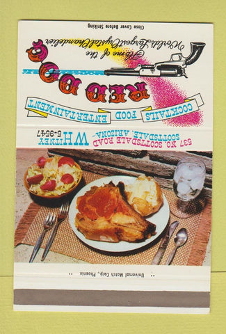 Matchbook Cover - Red Dog Scottsdale AZ restaurant 40 Strike