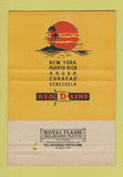 Matchbook Cover - Red Line D Steamers Freight Cruise NYC 40 Strike