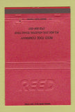 Matchbook Cover - Reed Tool Company Houston TX WEAR 40 Strike