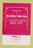 Matchbook Cover - Reed Brothers Funeral Los Angeles Alhambra CA 40 Strike