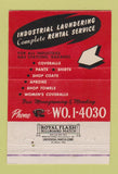 Matchbook Cover - Reliable Linen Service Detroit MI 40 Strike