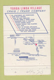 Matchbook Cover - Yorba Linda Village Apartments CA 40 Strike