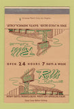 Matchbook Cover - Robb's Restaurant Santa Monica CA 40 Strike