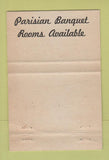 Matchbook Cover - Robaire's French Restaurant Los Angeles CA WEAR 40 Strike