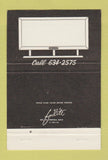 Matchbook Cover - Naegele Outdoor Advertising Indianapolis IN 40 Strike