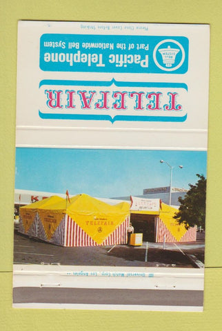 Matchbook Cover - Pacific Telephone Telefair 40 Strike