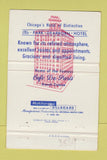 Matchbook Cover - Park Dearborn Hotel Chicago IL 40 Strike