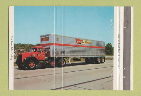 Matchbook Cover - Superior Trucking Full Length 40 Strike