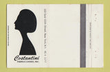 Matchbook Cover - Costantini Parrucchiere New York City silhouette 40 Strike