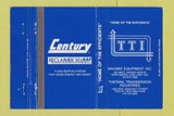 Matchbook Cover - Century Reclaimer Gas Heating Findlay Perrysburg OH 40 Strike