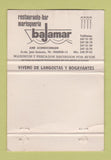 Matchbook Cover - Restaurante Bajamar Spain? WORN 40 Strike