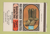 Matchbook Cover - Tony Lama Cowboy Boots Salt Lake City UT 40 Strike