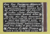 Matchbook Cover - Prince Elmer Studio Astrology Chicago IL? ADVANCE 40 Strike